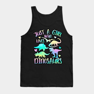 Just a girl who loves dinosaurs Tank Top